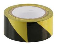 TAPE, PVC, 50MM X 33M, BLACK, YELLOW