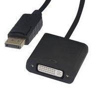 DISPLAYPORT PLUG TO DVI SOCKET ADAPTOR