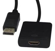 DISPLAYPORT PLUG TO HDMI SOCKET ADAPTOR