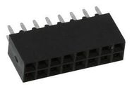 CONNECTOR, RCPT, 16POS, 2ROWS, 2.54MM