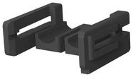 DOUBLE LOCK PLATE, 2POS, PBT GF, BLACK