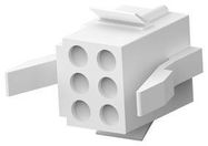 CONNECTOR HOUSING, PLUG, 6POS, 5.1MM