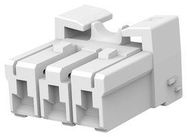 CONNECTOR HOUSING, PLUG, 3POS, 6.2MM