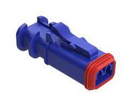 AUTOMOTIVE HOUSING, PLUG, 2POS, BLUE