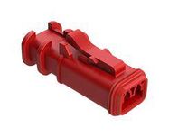 AUTOMOTIVE HOUSING, PLUG, 2POS, RED