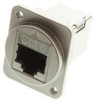 ADAPTER, RJ45 JACK-JACK, 8P8C, CAT6A