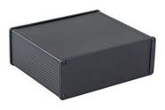 ENCLOSURE, EMI/RFI BOX, ALUMINIUM, BLACK