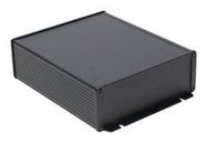 ENCLOSURE, EMI/RFI BOX, ALUMINIUM, BLACK