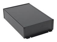 ENCLOSURE, EMI/RFI BOX, ALUMINIUM, BLACK