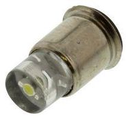 LED BULB, MIDGET FLANGE, WHITE, T-1 3/4