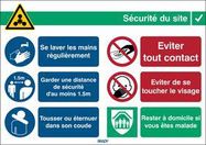 COVID19 GEN SITE SAFETY-FR, WARNING SIGN