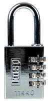 MARINE COMB PADLOCK, BRASS/SS, 40MM