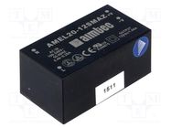 Converter: AC/DC; 20W; 90÷264VAC; Usup: 130÷370VDC; Uout: 12VDC 