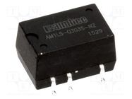 Converter: DC/DC; 1W; Uin: 4.5÷5.5V; Uout: 9VDC; Iout: 111mA; SMT AIMTEC