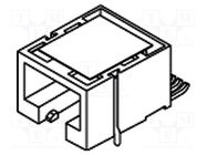 RJ12; socket; PIN: 6; low profile; Layout: 6p6c; SMT; straight MOLEX