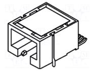 Connector: RJ12; socket; PIN: 6; low profile; 6p6c; SMT; straight MOLEX