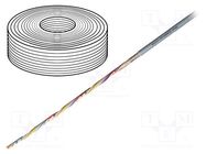 Wire: data transmission; chainflex® CF240; 3x0.14mm2; grey; Cu IGUS