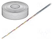 Wire: data transmission; chainflex® CF240; 4x0.14mm2; grey; Cu IGUS