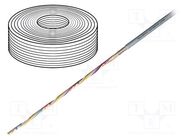 Wire: data transmission; chainflex® CF240.PUR; 4x0.14mm2; grey IGUS