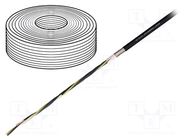 Wire: motor; chainflex® CF35.UL; 3x25mm2; black; stranded; Cu IGUS