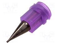 Nozzle: dispensing; Size: 23; 0.564mm; Body: purple FISNAR