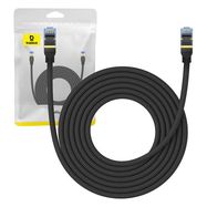 Braided network cable cat.7 Baseus Ethernet RJ45, 10Gbps, 5m (black), Baseus