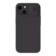 Nillkin CamShield Silky Silicone case for iPhone 14/13  (classic black)), Nillkin