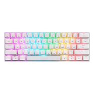 Wireless Mechanical keyboard Motospeed SK62 White (red switch), Motospeed