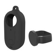 Camera Silicone Case Puluz with Lens Cover for Insta360 GO 3 Black, Puluz