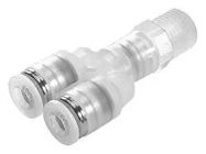 PUSH-IN Y-FITTING, 12MM, R3/8, 10BAR