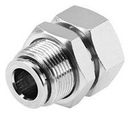 PUSH-IN BULKHEAD FITTING, 8MM, G1/8