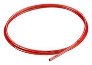 PLASTIC TUBING, 10BAR, PU, 50M, RED