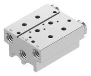 COMPACT MANIFOLD BLOCK, 2 OUTLET, G1/4