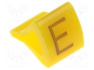 Markers; Marking: E; 1.7÷3.5mm; H: 7mm; A: 6mm; -30÷100°C; leaded 