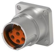 CIRCULAR CONNECTOR, RCPT, 9POS, FLANGE