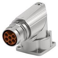 CIRCULAR CONNECTOR, RCPT, 12POS, FLANGE