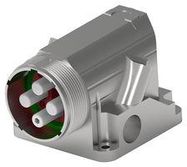 CIRCULAR CONNECTOR, RCPT, 4POS, FLANGE