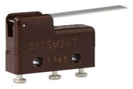 MICROSW, SPDT, STRAIGHT LEVER, 5A, 250V