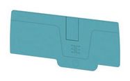 END PLATE, 82.6MM, BLUE, TERMINAL BLOCK