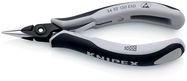 KNIPEX 34 52 130 ESD Precision Electronics Gripping Pliers ESD with multi-component grips burnished 130 mm