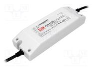 Power supply: switching; LED; 46W; 20VDC; 2.3A; 90÷264VAC; IP64 