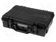 Case; Kind of container: tool case; black; ABS; 420x300x120mm NEWBRAND