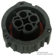 CIRCULAR CONNECTOR, RCPT, 4POS