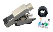 RJ45 CONN, PLUG, 8P8C, 1PORT, CAT6