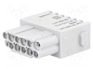 Connector: HDC; module; female; 10A; 250V; Han-Modular®; PIN: 12 HARTING