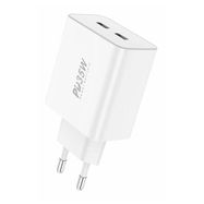 Wall charger Foneng EU50 PD 35W 2x USB-C ports (white), Foneng