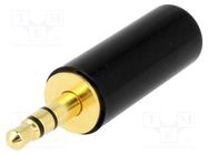 Connector: Jack 3,5mm; plug; male; stereo; ways: 3; straight; 5mm CLIFF