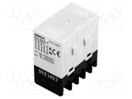 Relay: electromagnetic; 3PST-NO + SPST-NC; Ucoil: 24VDC; 25A; 50mΩ OMRON