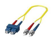 FIBRE CABLE, ST DUPLEX-SC DUPLEX, SM, 3M