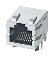 RJ45 CONN, R/A JACK, 8P8C, 1PORT, CAT6A